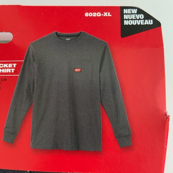 NIB Milwaukee mens long sleeve moisture-wicking top - Picture 7 of 7